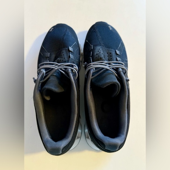 On Womens Cloud Black Running Shoes Sneakers Size 7 - Picture 2 of 4
